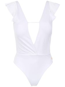 Brigitte maillot de bain classique - Blanc