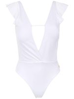 Brigitte maillot de bain classique - Blanc - thumbnail