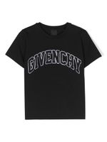 Givenchy Kids t-shirt en coton à logo appliqué - Noir - thumbnail