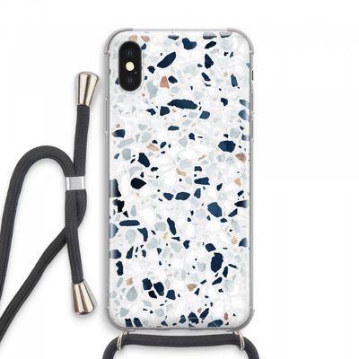 Terrazzo N°1: iPhone XS Max Transparant Hoesje met koord