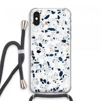 Terrazzo N°1: iPhone XS Max Transparant Hoesje met koord