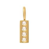 iXXXi Charm Design Rectangle Goud