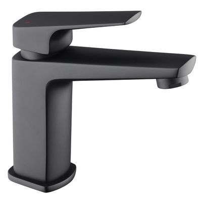 Schutte RAVEN ééngreepsmengkraan wastafel| mat zwart 
 - 34016 - 34016
