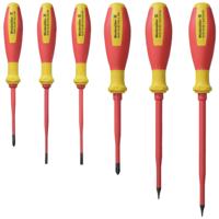 Weidmüller SDI SET SLIM S3.5-6.5/PH1/2 Schroevendraaierset VDE Plat, Kruiskop Phillips
