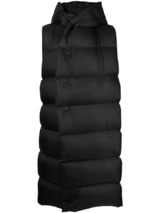 Rick Owens gilet matelassé à fermeture zippée - Noir