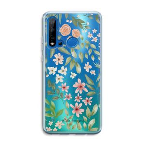 Botanical sweet flower heaven: Huawei P20 Lite (2019) Transparant Hoesje