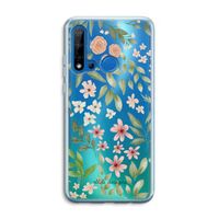 Botanical sweet flower heaven: Huawei P20 Lite (2019) Transparant Hoesje