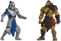Warcraft Mini Figures - Alliance Soldier vs Horde Warrior - thumbnail
