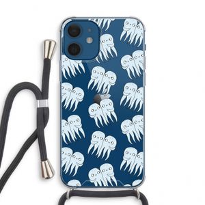 Octopussen: iPhone 12 mini Transparant Hoesje met koord