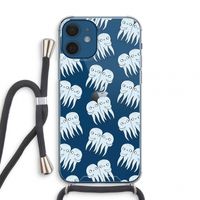 Octopussen: iPhone 12 mini Transparant Hoesje met koord