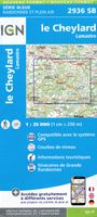 Topografische kaart - Wandelkaart 2936SB le Cheylard | IGN - Institut Géographique National
