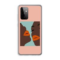 Orange lips: Samsung Galaxy A72 Transparant Hoesje Orange lips: Samsung Galaxy A72 Transparant Hoesje