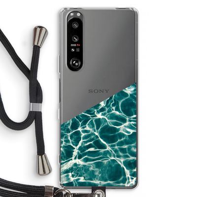 Weerkaatsing water: Sony Xperia 1 III Transparant Hoesje met koord