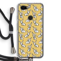 Haas: Pixel 3a Transparant Hoesje met koord