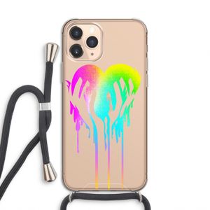 Hold My Heart: iPhone 11 Pro Transparant Hoesje met koord