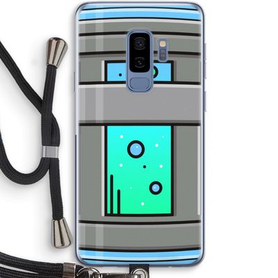 Chug Bottle: Samsung Galaxy S9 Plus Transparant Hoesje met koord