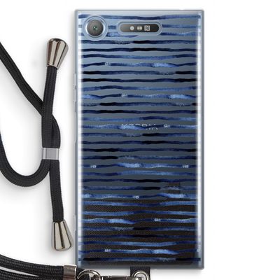 Verrassende lijnen: Sony Xperia XZ1 Transparant Hoesje met koord