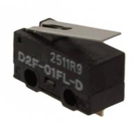 Omron D2F-01FL-D Microschakelaar 30 V/DC 0.1 A 1x aan/(aan) 1 stuk(s) Bag