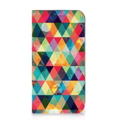 iPhone 15 Plus | Hoesje met Magneet | Geruit iPhone 15 Plus | Hoesje met Magneet | Geruit