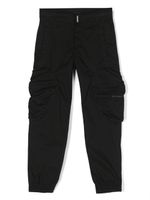 Givenchy Kids pantalon à plaque logo - Noir - thumbnail