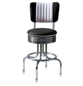 Barkruk Retro BS-28-66CB Zwart 66 cm