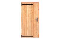 Red Class Wood enkele dichte deur 100x205 cm buitenmaat - links scharnierend- - Hout- Tuindeco