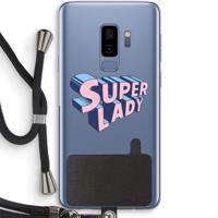 Superlady: Samsung Galaxy S9 Plus Transparant Hoesje met koord