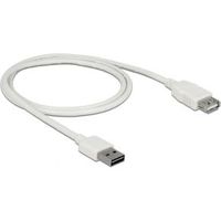 Delock 85199 Verlengkabel EASY-USB 2.0 Type-A male > USB 2.0 Type-A female wit 1 m