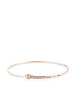 Dodo bracelet en or rose 9ct pavé de diamants - thumbnail