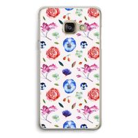 Bloemetjes: Samsung A3 (2017) Transparant Hoesje