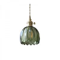 Japanse Retro Glazen Bloem Hanglamp - thumbnail