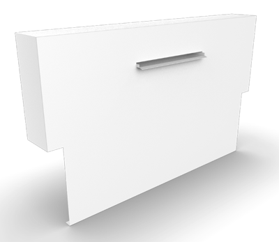 Cascadi Aluminium Watervalelement (op vijver) Lengte: 1250 Breedte: 250 Hoogte: 1600 - Geroba