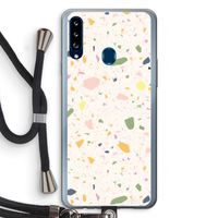 Terrazzo N°21: Samsung Galaxy A20s Transparant Hoesje met koord