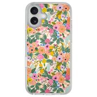 iPhone 16 hybride hoesje - Pink gardens