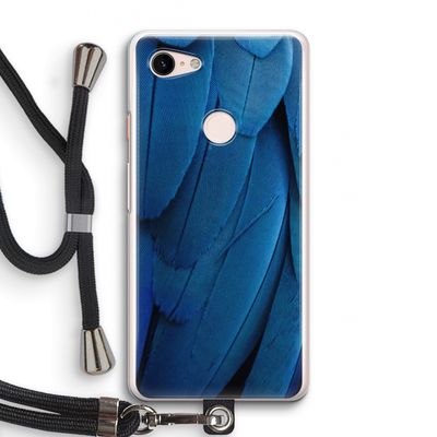 Pauw: Pixel 3 Transparant Hoesje met koord