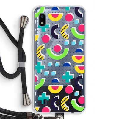 8-bit N°1: Samsung Galaxy A10 Transparant Hoesje met koord