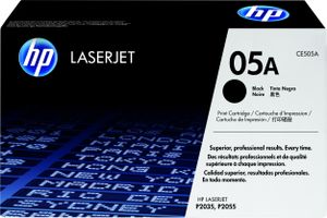 05A - Zwart - origineel - LaserJet - tonercartridge (CE505A) - voor LaserJet P2033, P2035, P2036, P2037, P2054, P2055, P2056, P2057