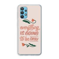 Optimistic flower girl: Samsung Galaxy A32 4G Transparant Hoesje