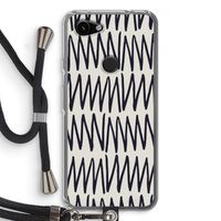 Marrakech Zigzag: Pixel 3a Transparant Hoesje met koord