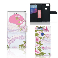 OnePlus 5T Telefoonhoesje met Pasjes Bird Standing - thumbnail