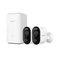 Reolink Hub 1 met 2x Argus Series B310 batterij-camsysteem IP-camera Wit