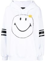 Joshua Sanders hoodie à imprimé smiley - Blanc