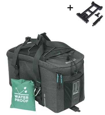 Basil Bagagedragertas discovery 365d mik 9 liter 34 x 16 x 18 cm - zwart