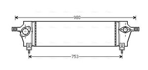 Intercooler, inlaatluchtkoeler DNA4333