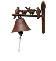 Esschert Design deurbel gietijzer vogels