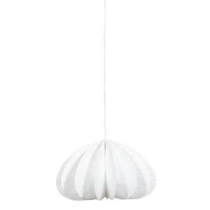 WOOOD hanglamp Dalia - Papier - Wit - 37xØ60 cm