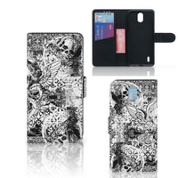 Telefoonhoesje met Naam Nokia 1.3 Skulls Angel - thumbnail