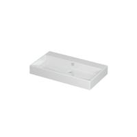 INK Unlimited Wastafel Porselein Zonder Kraangat - 800x450x110 mm - Glans Wit