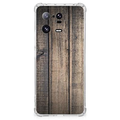 Xiaomi 13 Pro Stevig Telefoonhoesje Steigerhout Xiaomi 13 Pro Stevig Telefoonhoesje Steigerhout