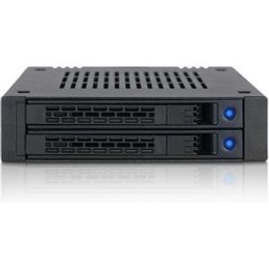Icy Dock MB742SP-B 2x2,5 SATA mobile rack voor externe 3,5